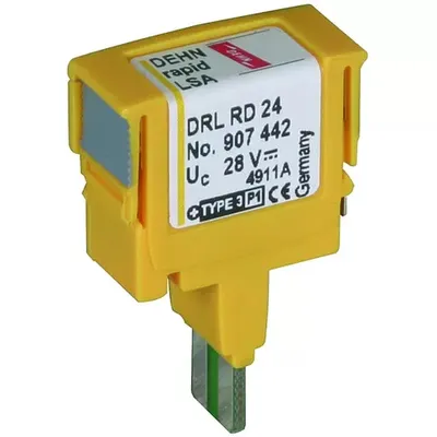 Produktbild von ÜS-Ableiter DEHNrapid LSA Schutzstecker DRL RD 24