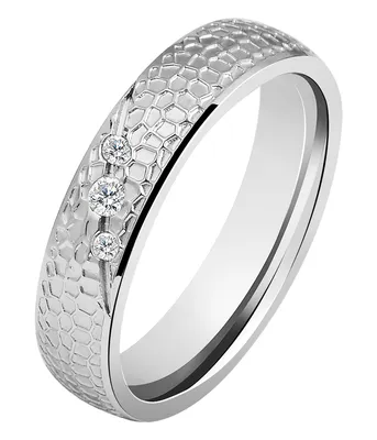 Produktbild von Akzent Damen-Partnerring, Edelstahl, Similibesatz, silberfarben