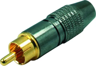 Zdjęcie produktu dla shiverpeaks BS52024-S, RCA, Srebrny, Prosty, Metal, 1 szt.
