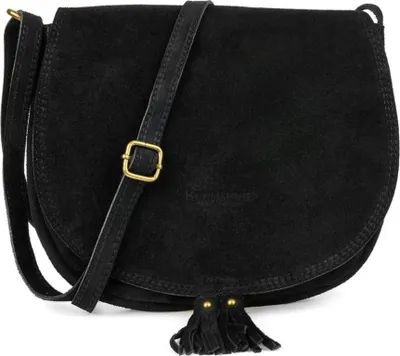 Produktbild von Hufeisentasche, Damen-Umhängetasche, italienisches weiches Leder