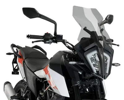 Produktbild von Motorrad-Windschutzscheibe Puig Touring in Rauchfarbe
