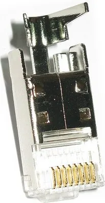 Image de XtendLan STP RJ45 CAT 6 connecteur avec clip de sertissage