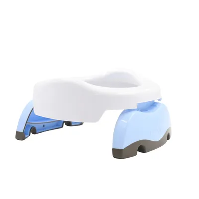 Produktbild von 2in1 POTETTE TRAVEL POTTY Toilettensitzbezug weiß und blau