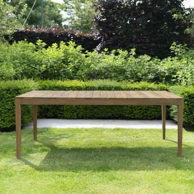 Produktbild von Gartentisch Teakholz massiv für 8 Personen