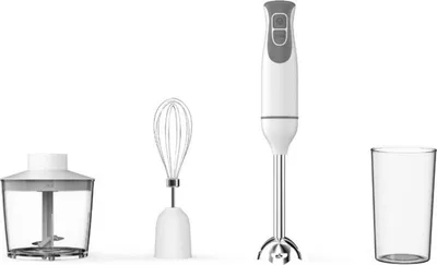 Obrázok produktu pre Mixr, sekik a miea 3 v 1 Oliver Voltz OV51112NSC, 600 W, 700 ml, 2 rchlosti, nerezov n a mixovac nadstavec, biely