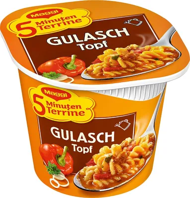 Produktbild von Maggi 5 Minuten Terrine Gulaschtopf nach ungarischer Art 57g