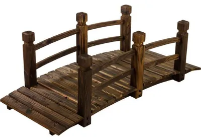Zdjęcie produktu dla Drewniana kładka mostek ogrodowy 150 cm