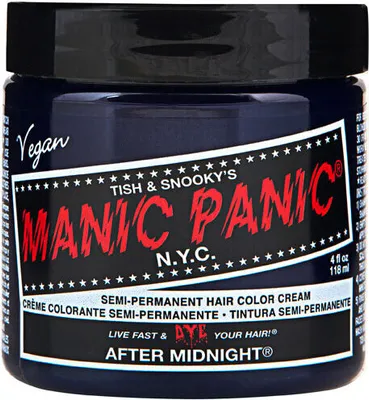 Produktbild von Manic Panic After Midnight Creme Vegan Blau Semi Permanent Haarfarbe