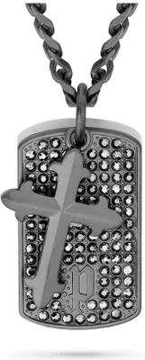 Produktbild von Police Halskette Dog-Tag mit Kreuz-Anhänger PEAGI2214501