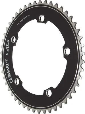 Produktbild von Gebhardt Kettenblatt, Spurweite 44 Zähne, 135 mm, 5 Arme, schwarz