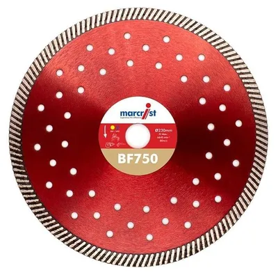 Produktbild von Marcrist Universal-Diamanttrennscheibe BF750 Ø 125 mm, Bohrung 22,23 mm,