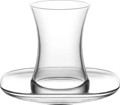 Produktbild von LAV Zen 12-teiliges Set Teegläser mit Unterteller - 155 ml