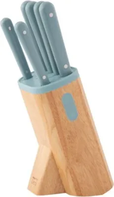 Produktbild von BergHOFF Leo Slate, Messer-Block/Besteck-Set, Edelstahl, ABS, Edelstahl, Holz, Edelstahl, Holz