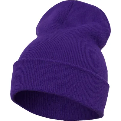Produktbild von FLEXFIT 1501KC | Heavyweight Long Beanie Wintermütze - Farbe: Purple - Größe: One Size