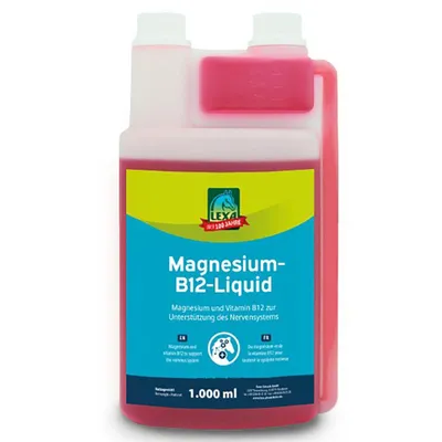 Produktbild von 1 Liter LEXA Magnesium-B12-Liquid für Pferde