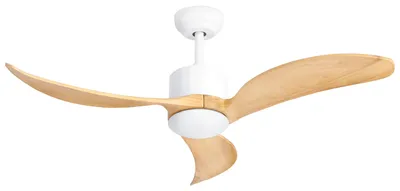 Image de Forlight - Ventilateur de plafond CERO, 6 vitesses, télécommande incluse, blanc, mode été/hiver