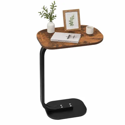 Produktbild von Beistelltisch Metallgestell 59cmH Sofatisch Wohnzimmer Nachtisch Side Table modernes Design