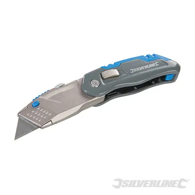 Image de Silverline 536978 Cutter pliant avec lame rétractable