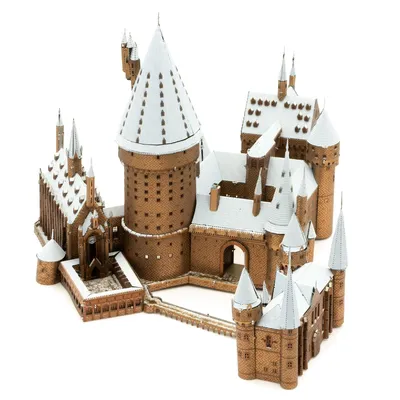 Zdjęcie produktu dla Metal Earth Hogwarts in Snow, Zestaw do budowania, Metal