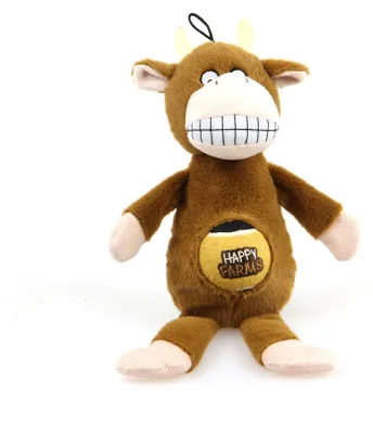 Image de SwissPet Happy Farms Vache - Jouets pour chiens