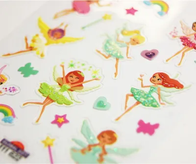 Produktbild von Aufkleber - Feen - Glitter - 1,8 cm