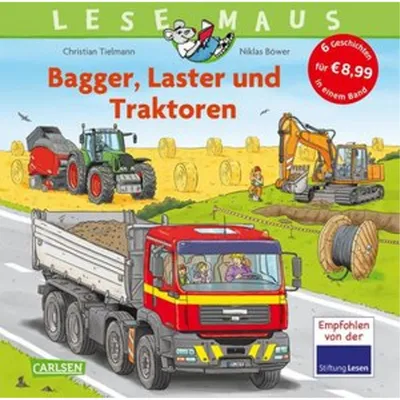Produktbild von LESEMAUS Sonderbände: Bagger, Laster und Traktoren  - Alles über Fahrzeuge