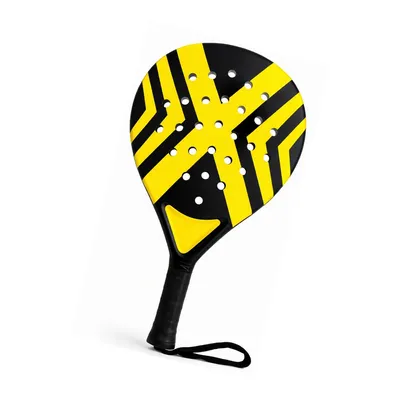 Produktbild von Padel Tennis Schläger für Anfänger & Fortgeschrittene – Padelschläger Set Erwachsene Profi Racket (Gelb)