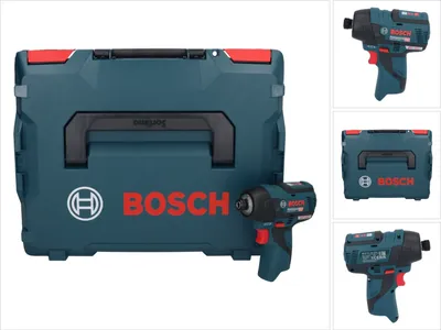 Zdjęcie produktu dla Bosch GDR 12V-110 Professional, Sterownik udarowy, Uchwyt pistoletowy, 1/4", Czarny, Niebieski, Czerwony, Bezszczotkowy, 2600 RPM