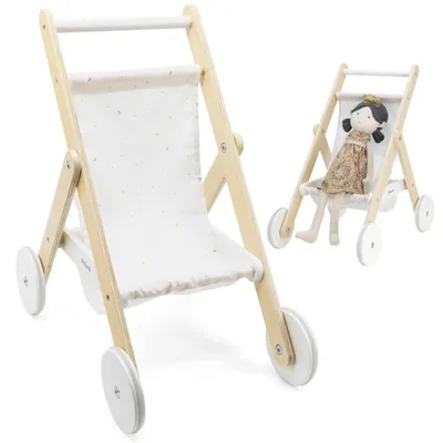 Produktbild von Viga Polarb Puppenwagen aus Holz