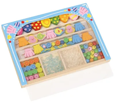 Produktbild von Jonotoys Lena Holzperlen Partyperlen