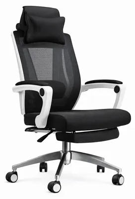 Zdjęcie produktu dla Ergonomiczne krzesło biurowe z regulowanym zagłówkiem i podłokietnikami