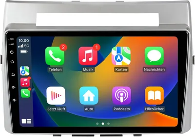 Produktbild von Android Autoradio 9 Zoll 64GB für Toyota Verso 2004–2018 CarPlay Android Auto Navi Bluetooth DAB+ Rückfahrkamera