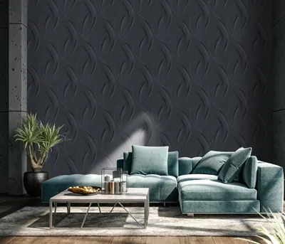 Produktbild von Guido Maria Kretschmer 10218-15 Fashion for walls Wandtapete Streifen schwarz Tapete