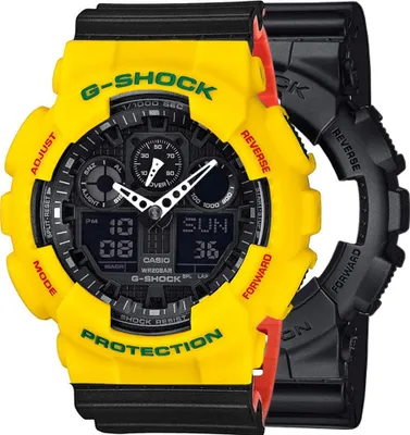 Image de Zegarek Casio G-Shock SET GA-100-1A1ER + BEZEL 10414779 + PASEK 10577142 20BAR