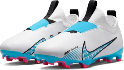 Produktbild von Nike Jr. Zoom Mercurial Vapor  WHITE/BALTIC BLUE-PINK BLAST 32