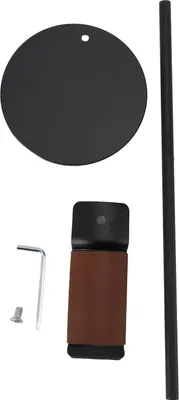 Produktbild von Kopfhörerständer, Aluminiumlegierung, Headset-Halter, Kopfhörer mit Stützstange, 10 cm, solide Basis, Schwarz