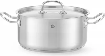 Produktbild von Hendi Kochtopf mit Deckel 4,9 l Edelstahl Induktion