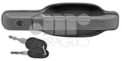Produktbild von MIRAGLIO 80/406 Türgriff mit Schlüssel Rechts Vorne oder Hinten für IVECO DAILY III Kasten/Kombi Grau