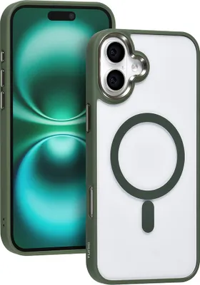 Produktbild von TUNIQ iPhone 16 Plus Back cover case - Magsafe - silicone - Green