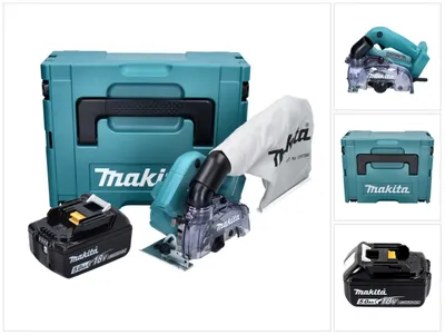 Produktbild von Makita DCC 500 T1J Akku Diamantschneider 18 V 125 mm Brushless + 1x Akku 5,0 Ah + Makpac - ohne Ladegerät