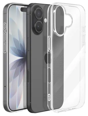 Image de Mayaxess, coque en silicone résistante aux chocs pour iPhone 17 avec bords renforcés, transparente