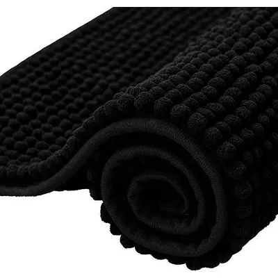 Obrázek produktu pro DuraHome Koupelnová předložka CHENILL, 50x80, černá