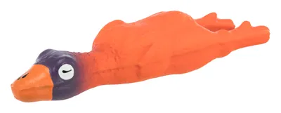 Produktbild von TRIXIE Ente, Hund, Quietschendes Spielzeug, Orange, Latex, Kauend, 140 mm