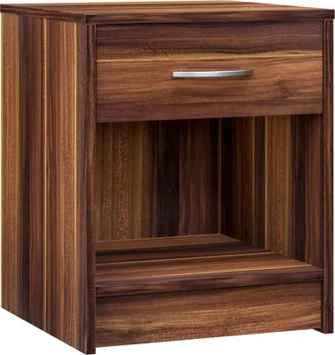 Immagine prodotto di CASARIA® Comodino Camera da Letto 50x40x35cm Comodini con Cassetto Ripiano Tavolino da Notte Comò da Letto Comodini Tavolino con Cassetto Noce