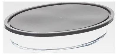 Produktbild von Ovaler Glasteller 30 x 21 cm