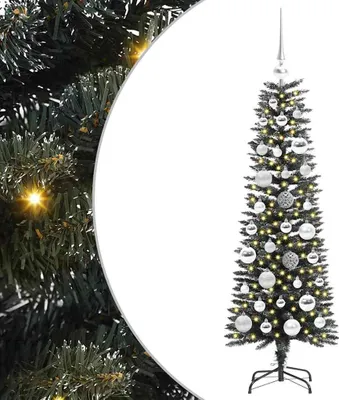 Obrázok produktu pre vidaXL Umelý vianočný stromček so 150 LED diódami so stojanom Zelený 120 cm