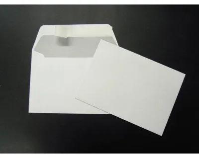 Produktbild von Briefumschläge 125x176mm (DIN B6) 100g/qm haftklebend VE=500 Stück weiß