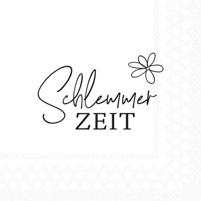 Produktbild von 20 Servietten Schlemmerzeit 33x33cm