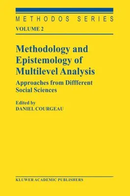 Zdjęcie produktu dla Methodology and Epistemology of Multilevel Analysis