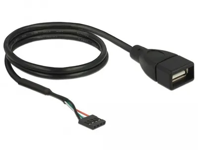 Produktbild von DeLOCK 85671, 0,6 m, Schwarz
